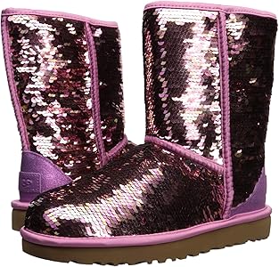 purple glitter uggs
