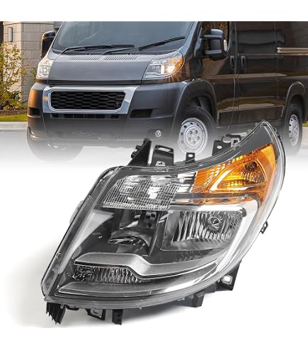thumbnail image 2 of Driver Left Side Headlight Assembly For 2010-2023 RAM Promaster 1500/2500/3500 - With DRL, Halogen 2 of 4