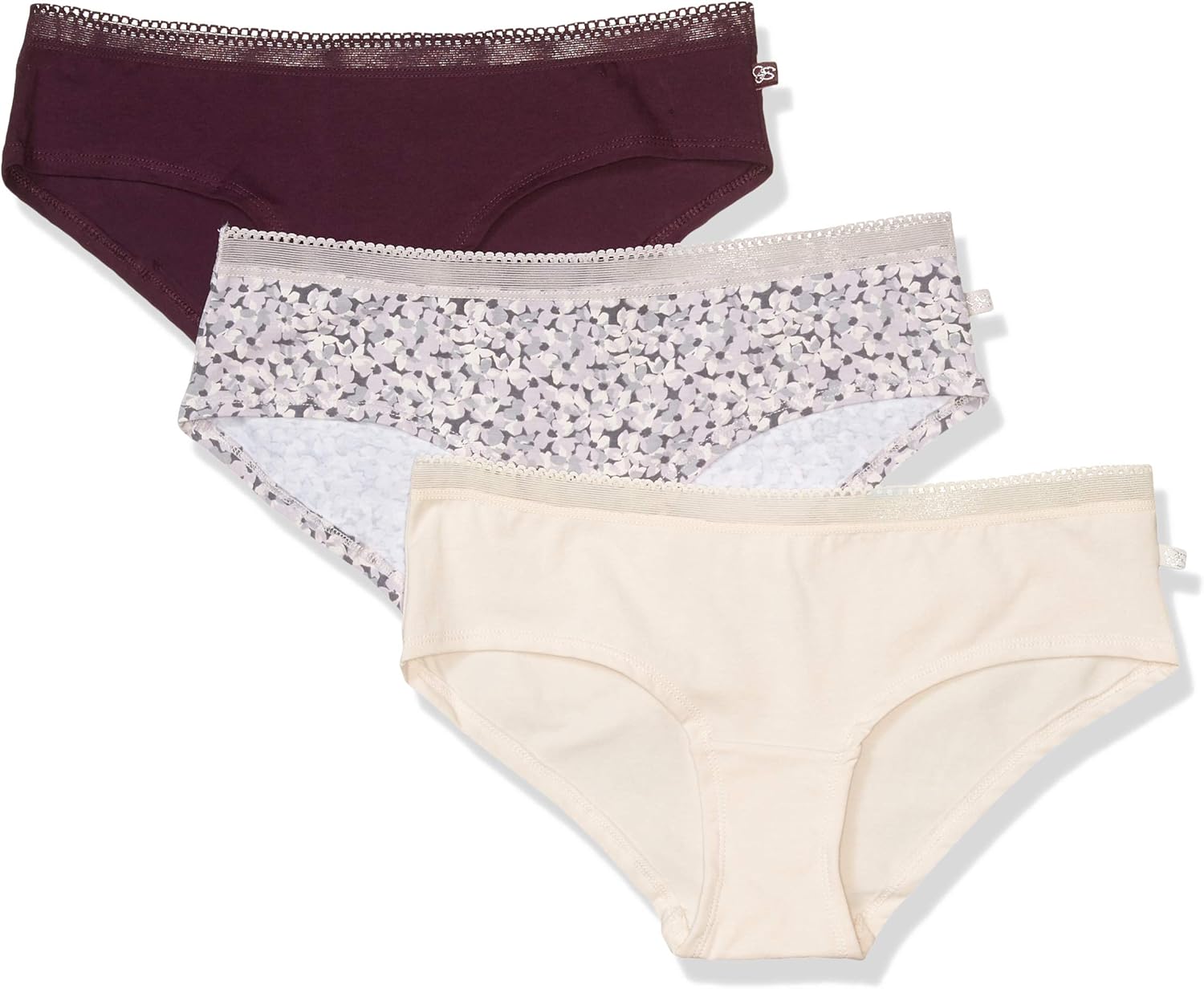 Jessica Simpson Women's Cotton Hipster Panties Underwear MultiPack