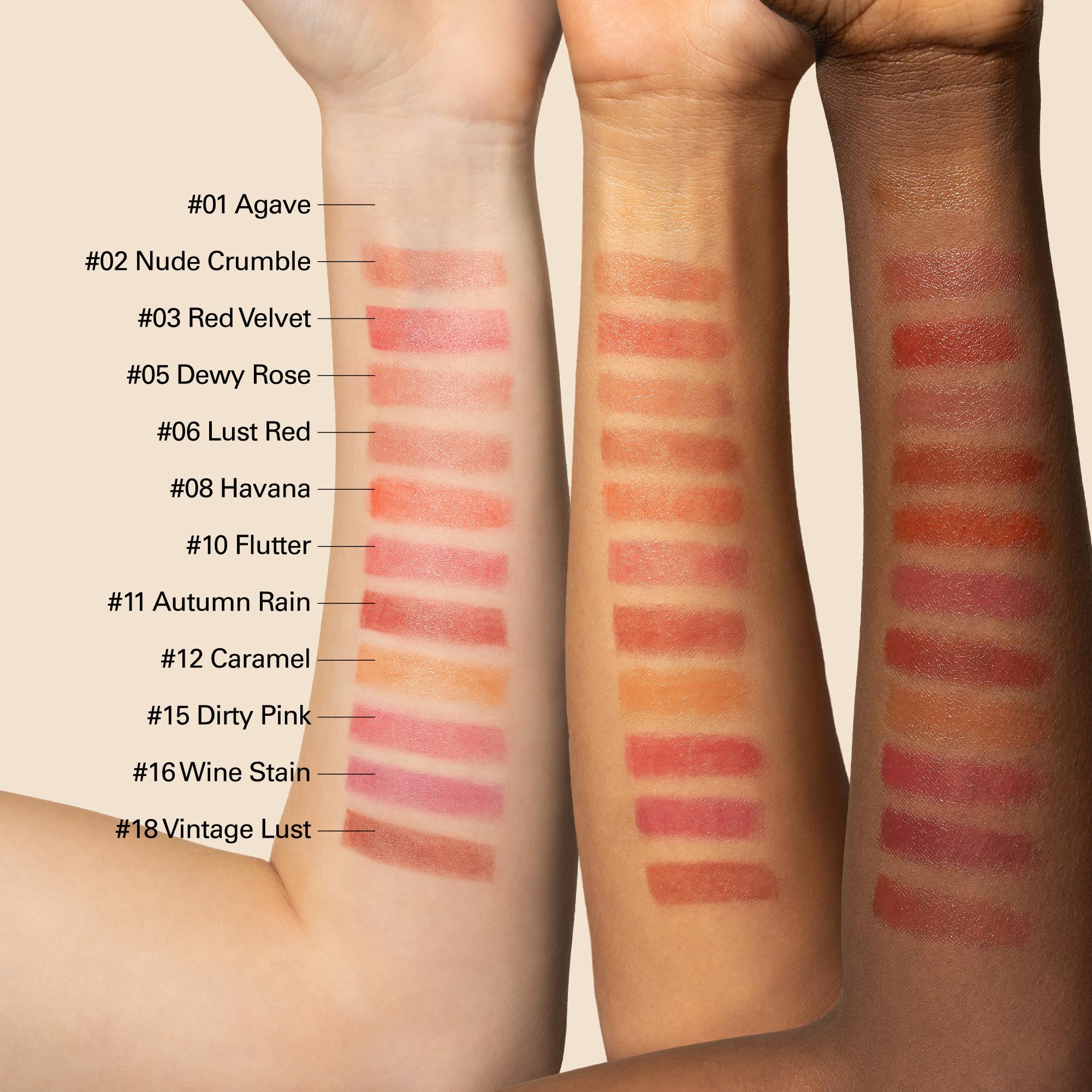 Melixir Vegan Lip Butter (12 Colors), Hydrating Tinted Lip Balm Stick, Bee-Free, Petrolatum-Free, Plant-Based, Moisturizes Dry & Chapped Lips With Shea Butter, Sheer, Natural Finish - #02 Nudy Rose