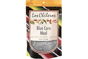 Los Chileros Blue Corn Meal, 12 Ounce(Package may Vary)