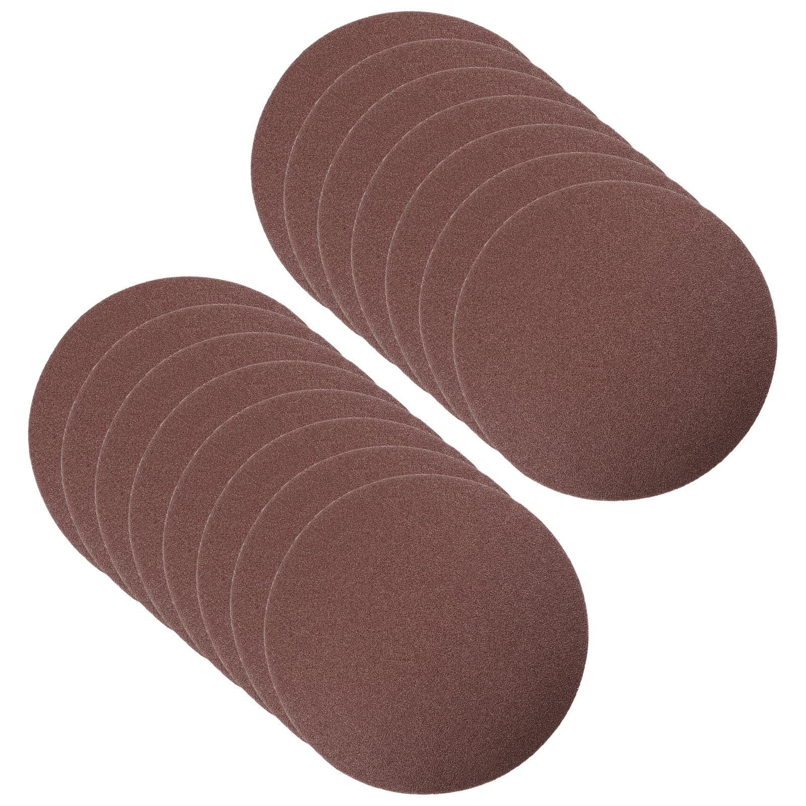 CoCud Hook and Loop Sanding Discs, 8 Inch 200mm Sandpapers 80 Grit Aluminum Oxide Flocking Sandpaper - (Applications: for Wood Metal Drywall), 15 Pieces