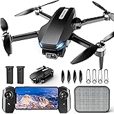 Drone with Camera, 2K HD FPV Drones for Adults, RC Quadcopter with Gravity Control, One Key Take Off/Land, Waypoint Fly, Gestures Selfie, 3 Speed Modes, Mini Drone for Beginners with 2 Batteries