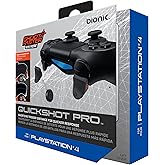 Bionik Quickshot Pro: Customizable Trigger Enhancement Kit Designed for PlayStation 4 Dualshock Controllers -Improved Ergonomics - PlayStation 4 controllers triggers