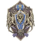 Nemesis Now World of Warcraft Alliance Wall Plaque 30cm, Blue, Official World of Warcraft Merchandise, Gaming Wall Hanging Ornament, Gaming Display Piece, Cast in the Finest Resin, Hand-Painted