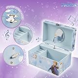Disney Stitch Jewellery Box Girls Music Box with Mini Mirror Blue Frozen view 5