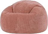 icon Kingston Cord Bean Bag Chair Large Dusk Pink with Filling Included view 1