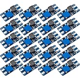 hiBCTR 20-Pack MT3608 Boost Converter, DC-DC Step Up, 2A | 2-24V to 5-28V adjustable, up to 93% efficiency, for DIY power supply and voltage boosting projects