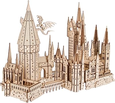 UGEARS Hogwarts Castle 3D Puzzle Harry Potter Wood Model Kit 340 pcs