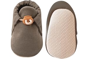 KARUNEL Baby Booties Soft Cotton First Walkers Boots Cozy Warm Socks Shoes for Newborn Infant Boys Girls