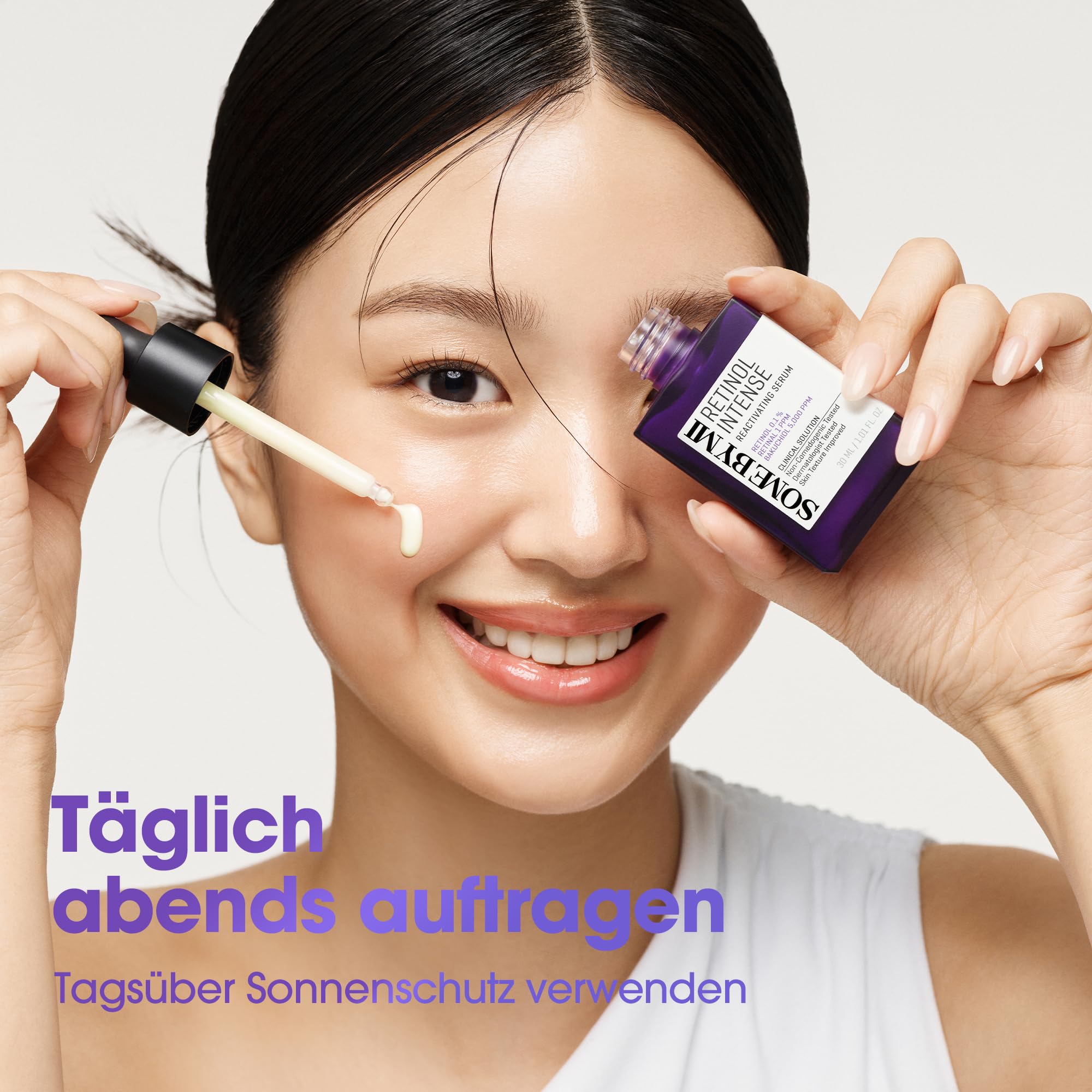 SOME BY MI Retinol Intense Reactivating Serum – 50ml – Bakuchiol-Retinol-Serum für straffere Haut – Verfeinert Poren & verbessert Hautstruktur – Koreanische Hautpflege 6