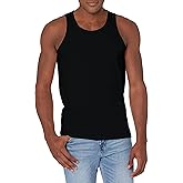 Organic Signatures Men Crewneck Undershirts Soft 100% Cotton Tank Tops Pack of 3