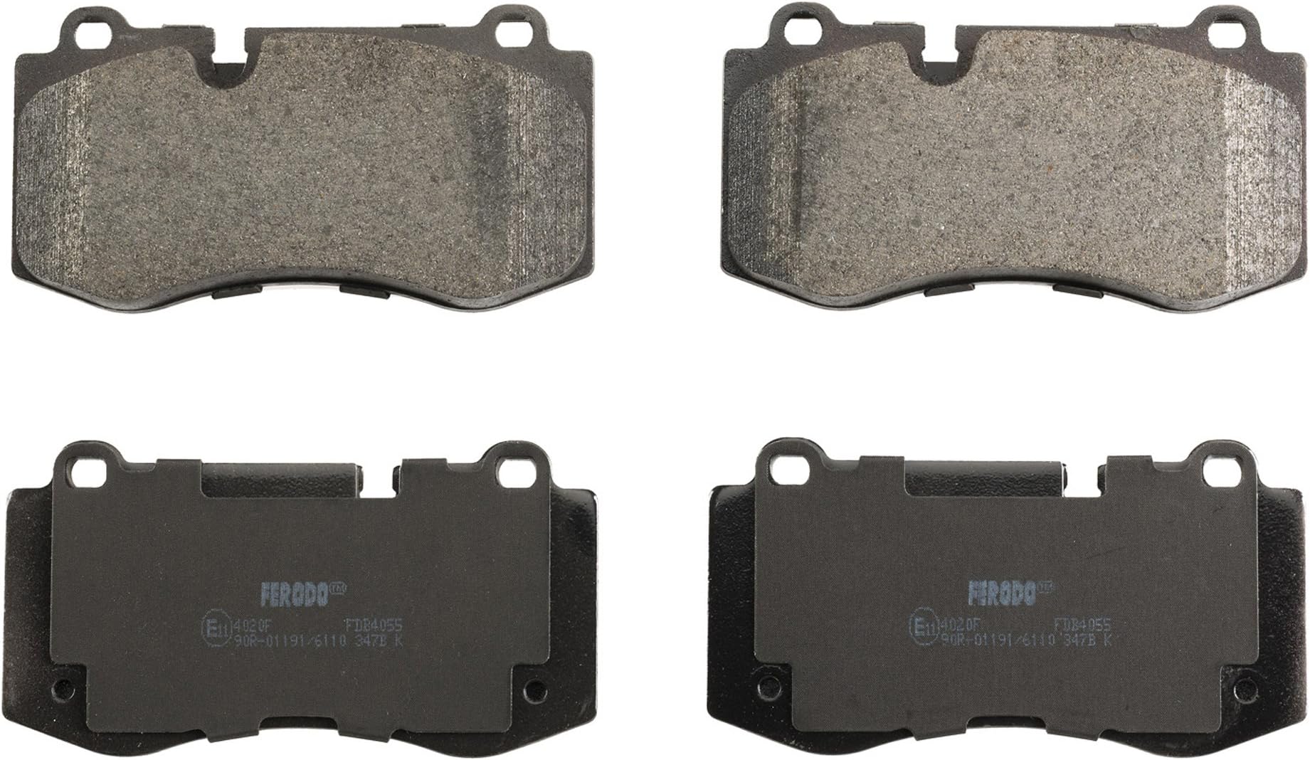Ferodo FDB4055 Low Steel Disc Brake Pad, Set of 4