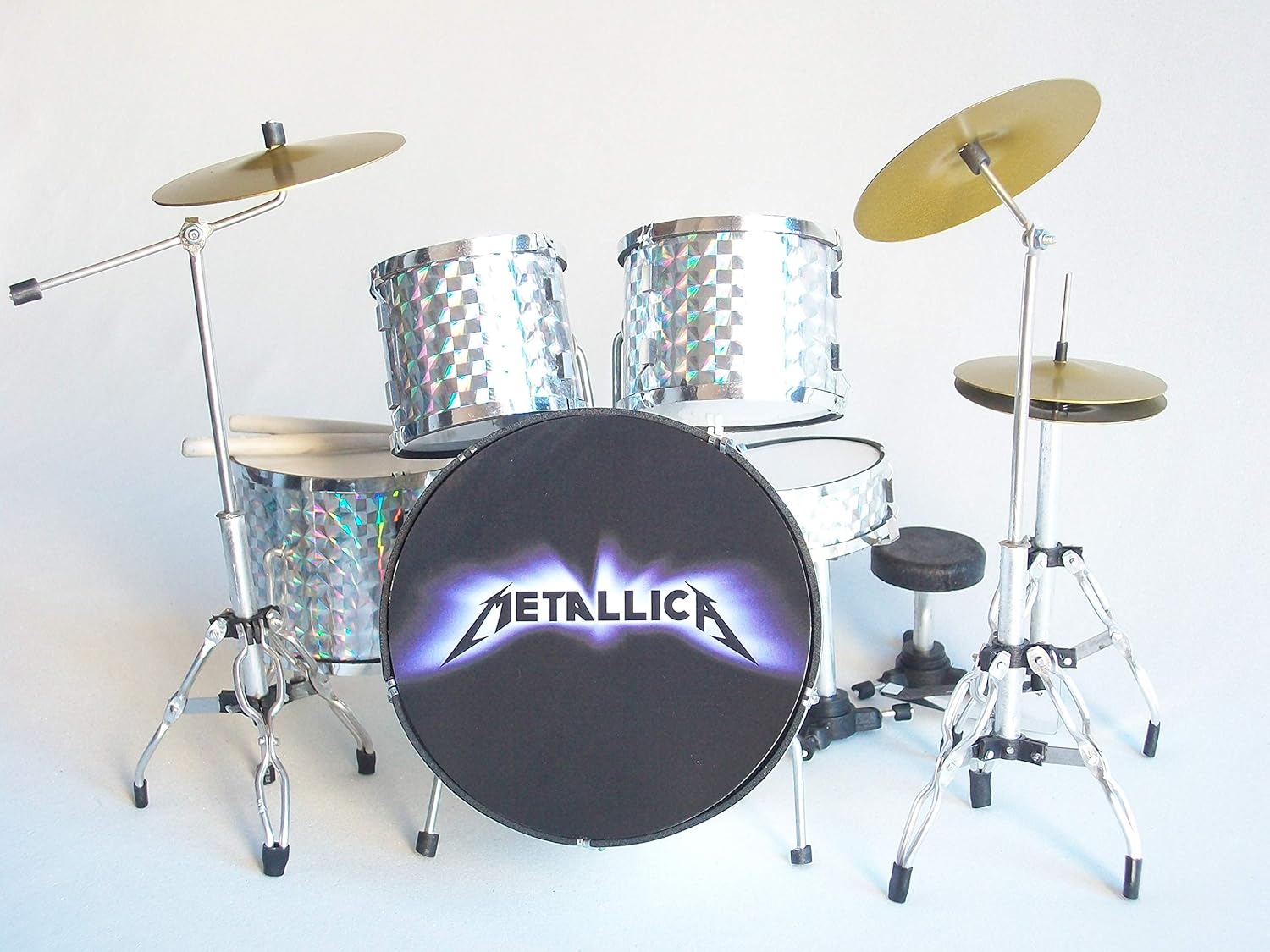 Mini Drum Set Replik für Sammler Amazon.de Musikinstrumente