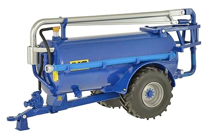 Britains Tomy NC Jauchefass (zur Straße) / Modell Güllefass mit aufpumpbaren Profilreifen - für Kinder ab 3 Jahre / Perfekt Z