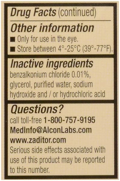 ZADITOR EYE DROPS – 5 ML