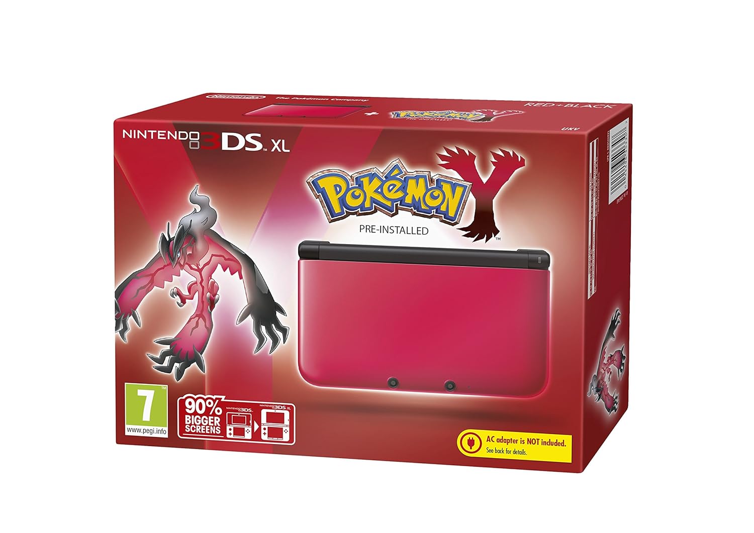 Nintendo 2206646 3DS XL RED/BLK POKEMON Y Nintendo 3DS Amazon.de Games