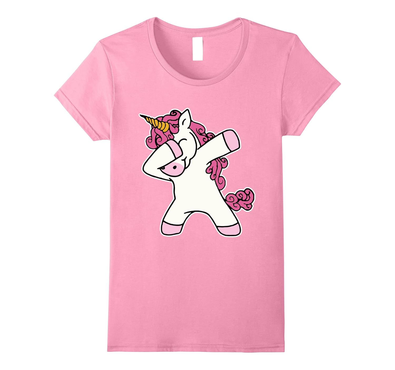 Cute Dabbing Unicorn Shirt Dab Hip Hop Funny Magic T-Shirt-ANZ