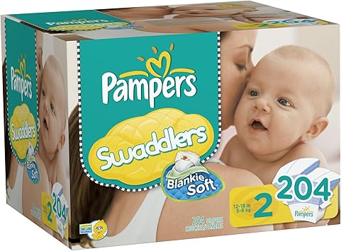 204 pampers size 1