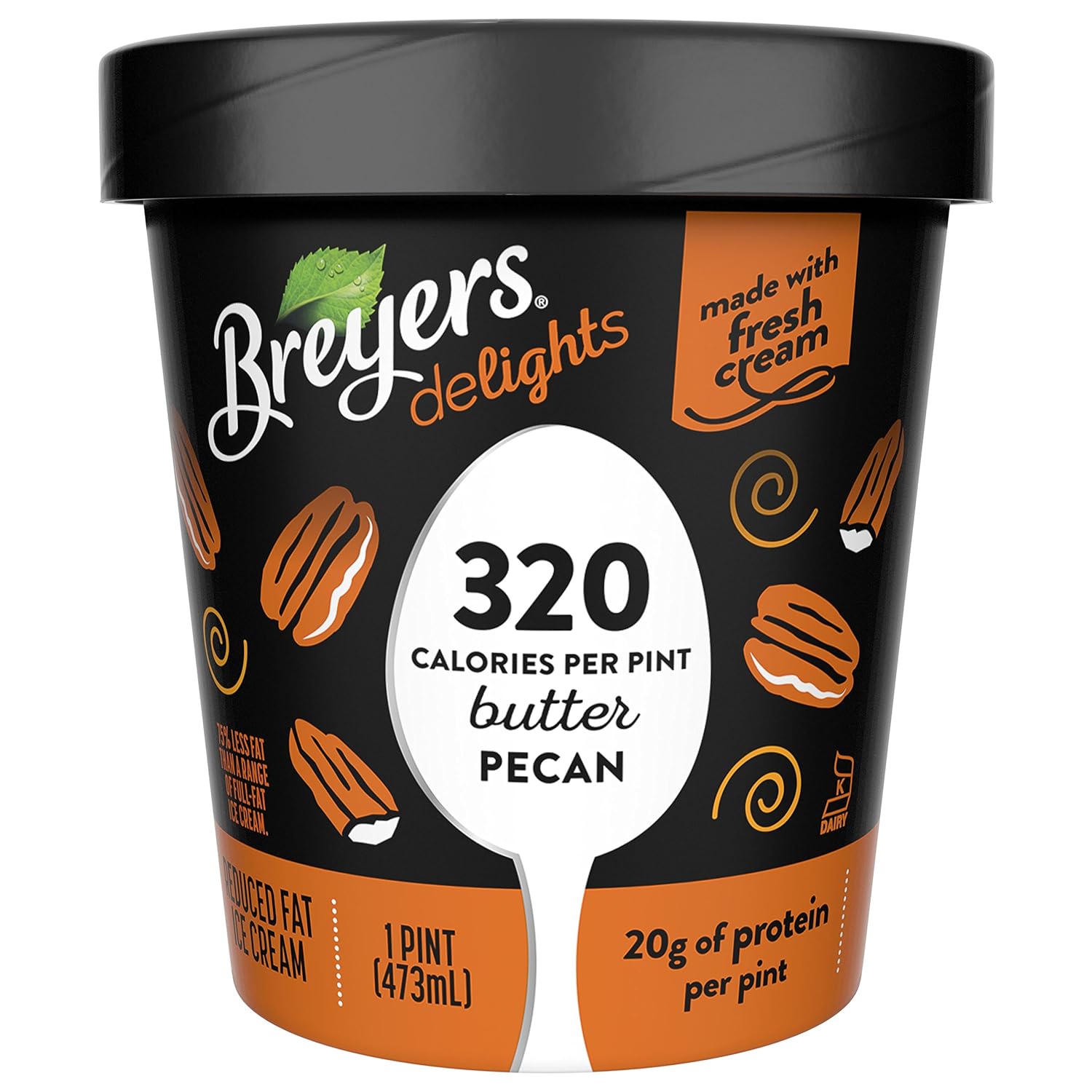 Breyers Delights Ice Cream, Butter Pecan, 16 oz Grocery & Gourmet Food