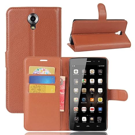 Tasche für Homtom HT7 Hülle, Ycloud PU Kunstleder Ledertasche Flip Cover Wallet Case Handyhülle mit Stand Function Credit Car