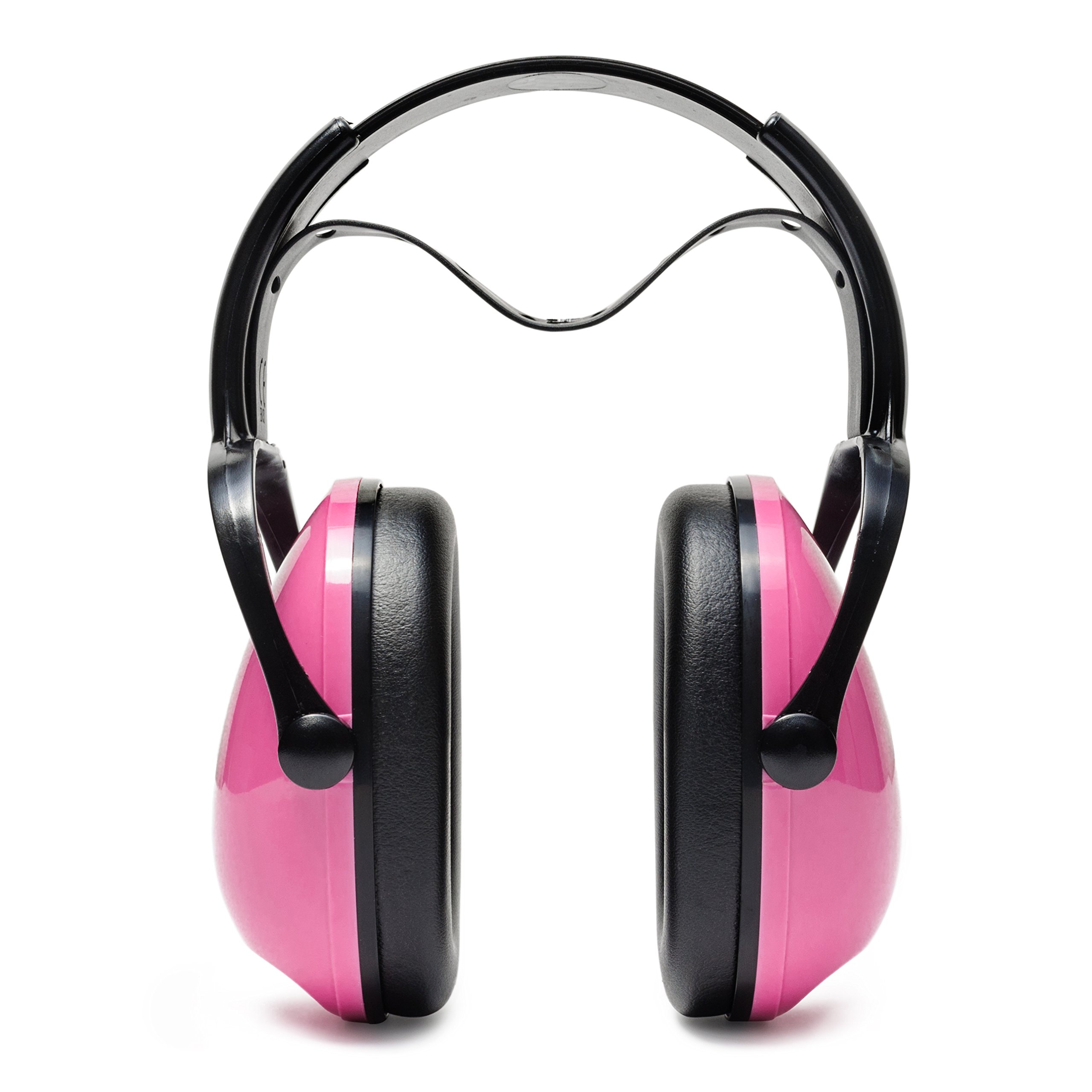 Enmi Baby Ear Defender Hearing Protection Earmuffs Noise Reduction, 3 months+, Blue, Comfortable for Travelling ，Leaning， Rest (pink)