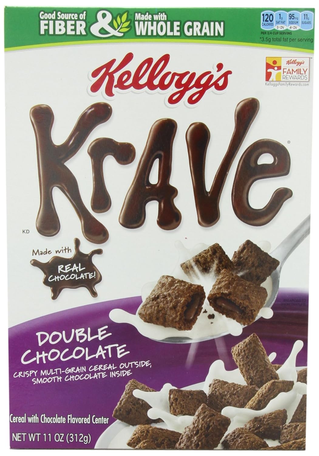 Krave Double Chocolate Cereal Nutrition Label Besto Blog