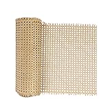 16" x9.8FT Natural Rattan Cane Webbing, Woven Open