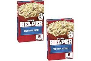 VENDING 2 U Tuna Helper, Tetrazzini Spaghetti & Creamy Sauce, 7.3 oz Box, Pack of 2, Bundled With V2U Utensil Set