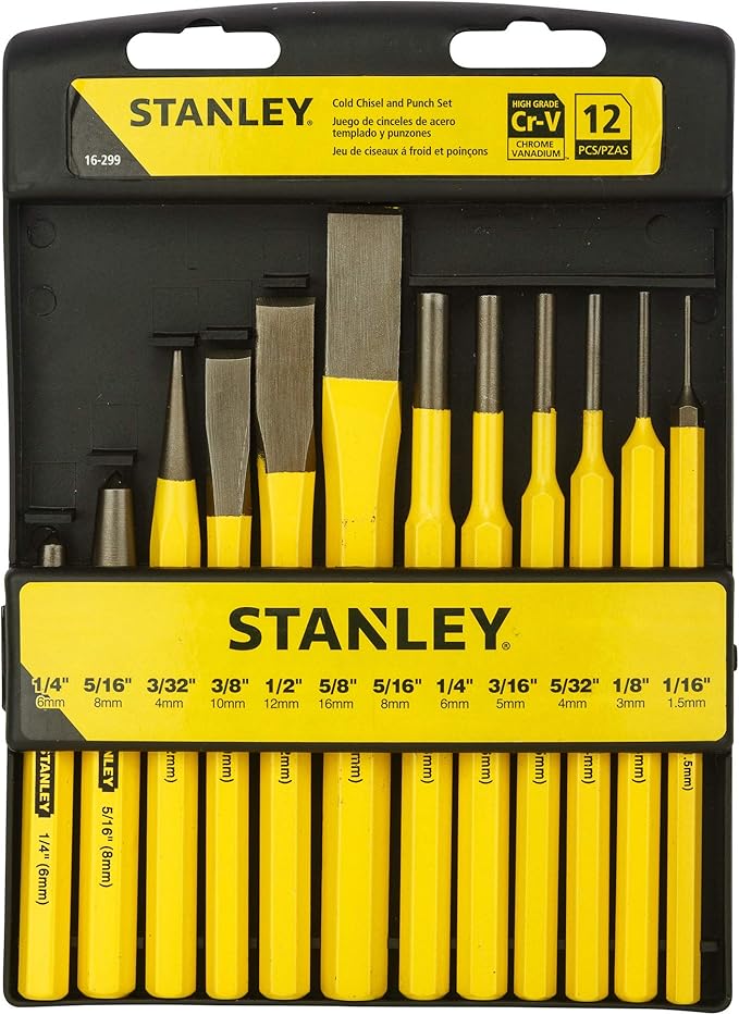 Stanley 16299 12 Piece Punch & Chisel Kit Buy Online at Best Price in UAE Amazon.ae