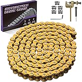 CILOYU Gold 35 Chain Mini Bike Chain Breaker for CT100U CC100X Baja DB30 | 140 Links Chain for Mini Bike Compatible with Coleman Baja Doodlebug DB30 MBX10 MBX11 Monster Mega Moto MM80 105cc Minibike