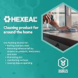 Hexeal 70% Isopropyl Alcohol 500ml Spray – Lab Grade Rubbing Alcohol view 3