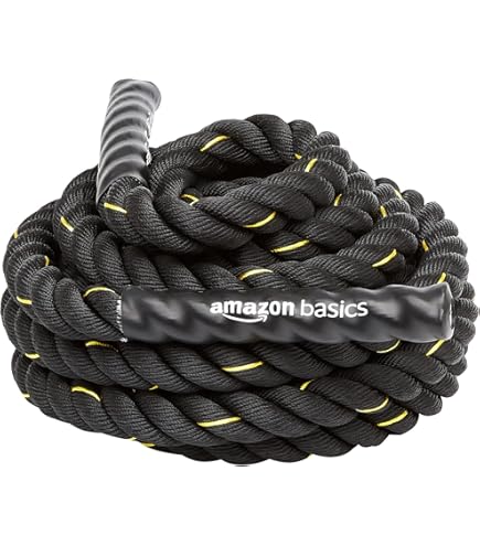 Amazon.com: HYPERWEAR Hyper Rope Weighted Short Battle Rope 25 ft