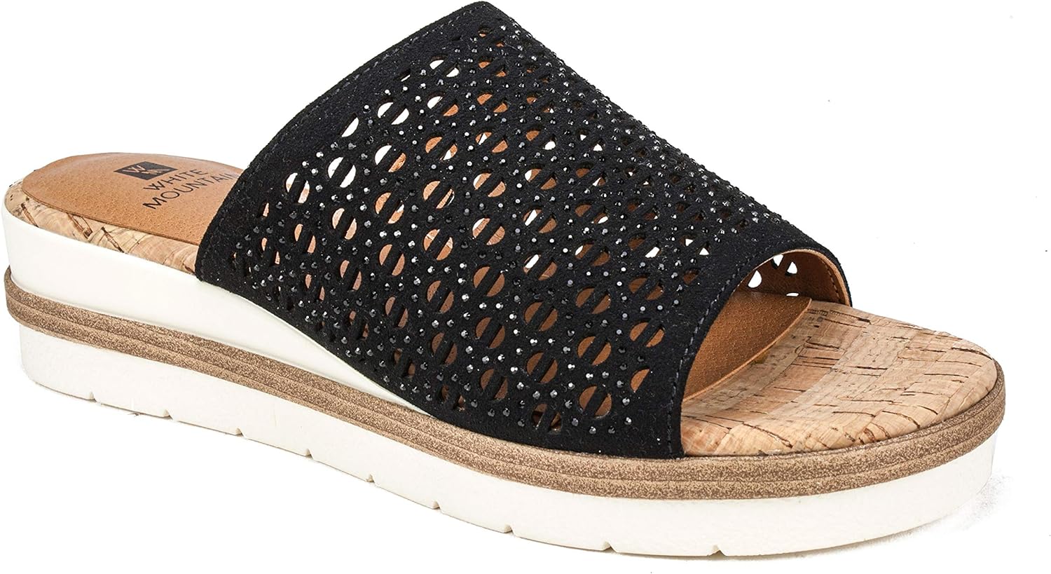 white mountain sequin sandals