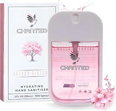 Chanted Mini Hydrating Hand Sanitiser Spray 30ml Cherry Blossom