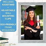 Clay Roberts A4 Light Grey Photo Frame for Certificates & Pictures view 2