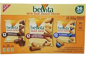 Belvita Bite Size Snack Whole Grain Variety Pack Net Wt 36 Oz, 36 Ounces