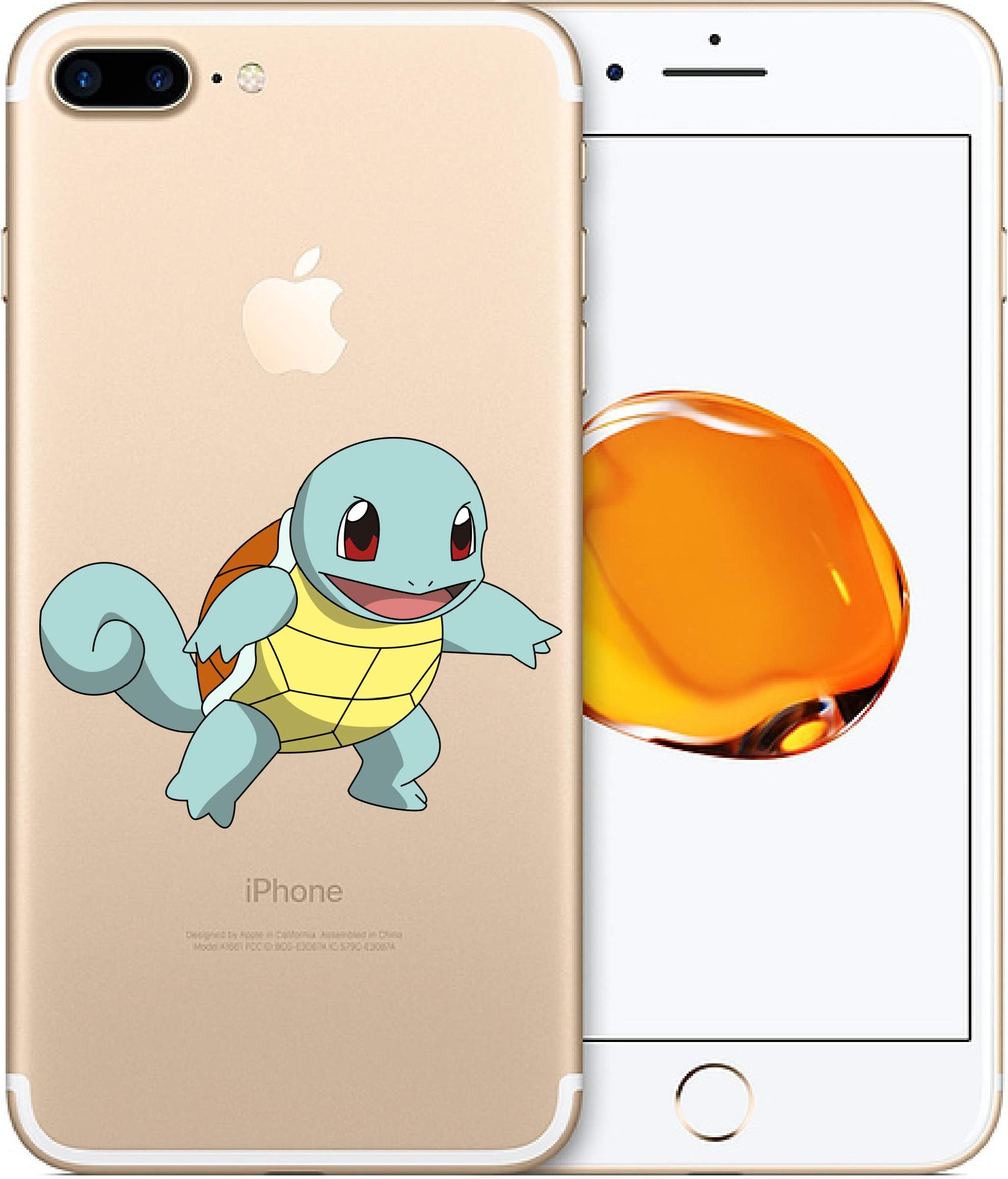 CaseByDesign Pokemon mobile phone case for iPhone 6 7 8 X or Samsung Galaxy J5 2017 S8 S9 (iPhone 6/6S, Squirtle)