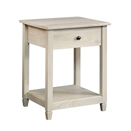 Sauder 419239 Edge Water Side Table L 19 45 X W 18 50 X H 24 29 Chalked Chestnut Finish