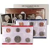 1985 Uncirculated Coin Set U.S Mint Original Government Packaging OGP | Collectible 10-Coin Set: U.S. Mint Uncirculated Coin Set, 1985