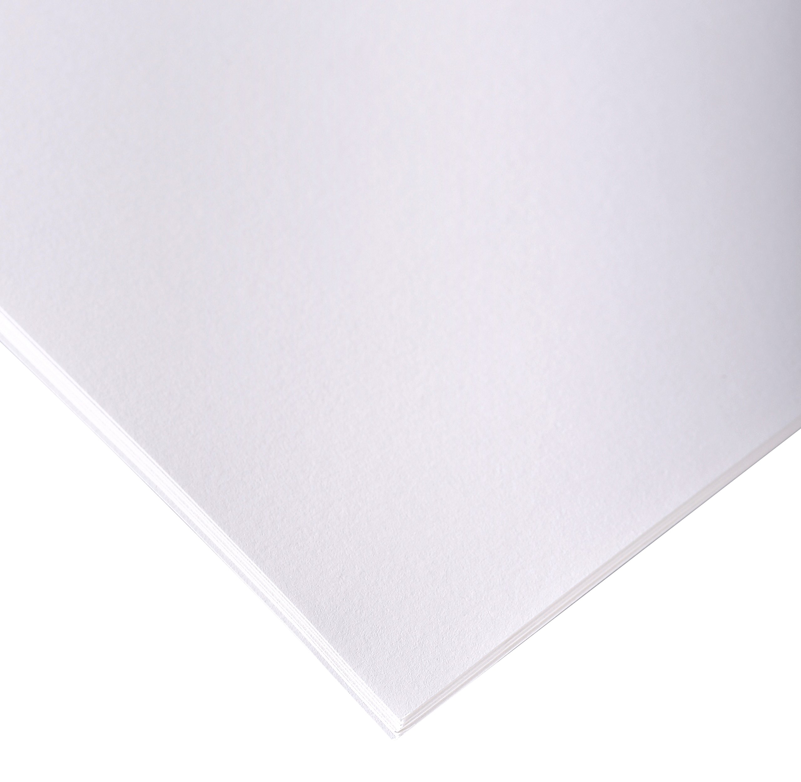 Clairefontaine - Ref 93713C - White Grained Drawing Paper (Pack 10 Sheets) - 50 x 65cm Sized, 125gsm Paper, White & Grained Drawing Paper, Acid Free, pH Neutral