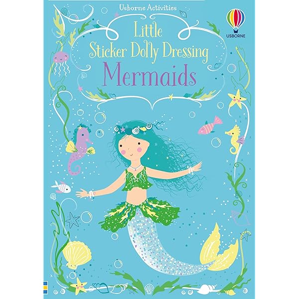 sachin and babi light blue dress Sticker Dolly Dressing Big Collection Ballet and Dancing Fairies | Usborne main image 1