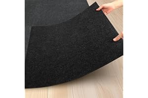 24" x 24" Carpet Tiles Peel and Stick 10Pcs, Non-Slip Carpets Squares (40 Sqft/Box) - Indoor Outdoor Carpet Tiles, Self Adhes