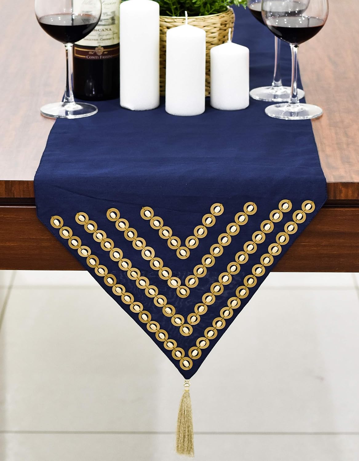 Best Beaded Shamrock Table Runner