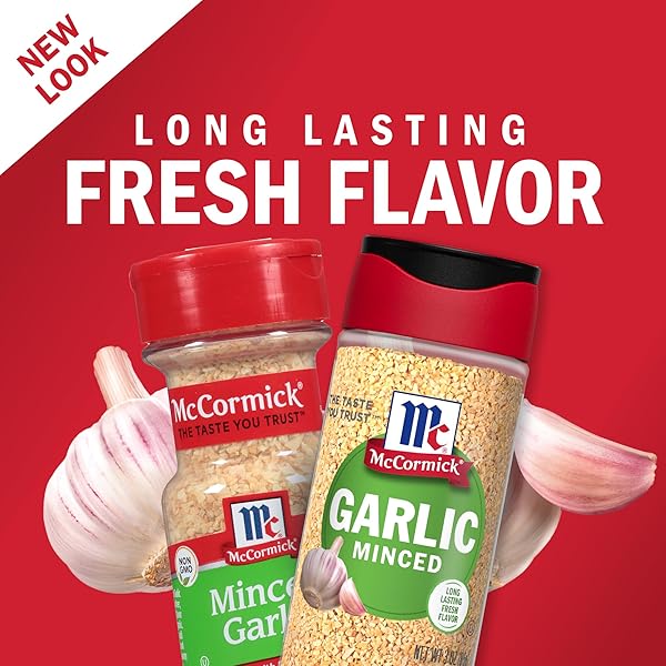 MCCORMICK MINCED GARLIC, 3 OZ