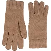 BSB Winter Women's Toasty Warm Plush Fleece Lined Knit Gloves (Camel)