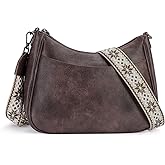 APHISON Trendy Leather Crossbody Purse with Adjustable Strap, Women's Shoulder Handbag