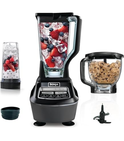 訳あり激安　Ninja キッチン ブレンダー システム BN805A ミキサー Ninja BN805A Pro Plus Blender & 8-Cup Food Processor, Auto-IQ