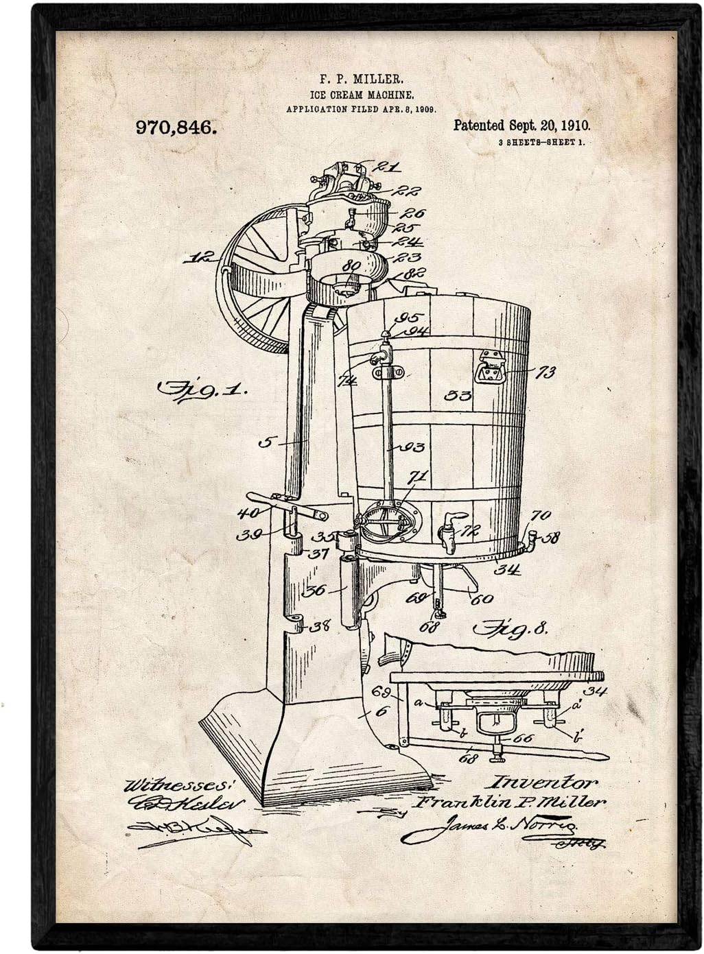 macchina per il gelato per la pubblicità