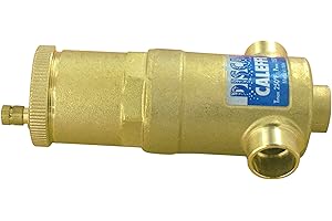 Caleffi 551022A 3/40-Inch 150 PSI Compact Brass Sweat Air Separator